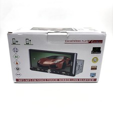 Single Din Car Stereo Carplay Android Auto, 6.9 Inch Touch Screen Radio 1 Din