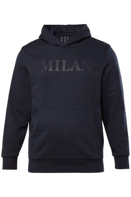 JP 1880 Herren große Größen Hoodie Brust Print Kapuze Kängurutasche 835513