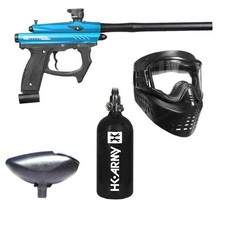HK Army SABR Paintball Gun Package Kit - Blue
