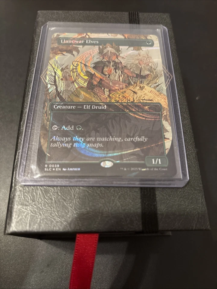 Llanowar Elves Halo Foil Secret Lair: An Encyclopedia Of Magic - Image 4 of 4