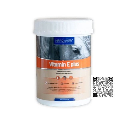 HIPPOSPORT Vitamin E Plus Pferd 750g Muskelaufbau Selen Lysin Pellets Haferfrei