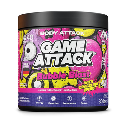 Gaming Booster Bubble Blast Pulver 300 g   Energy Drink 40 Portionen, verschiede