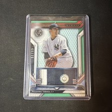 2016 Topps Strata - Clearly Authentic Relics Masahiro Tanaka #CAR-MTA /75 (MEM)