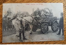 Auxon (Aube) - Cavalcade - Char des bébés - Attelage, Cheval