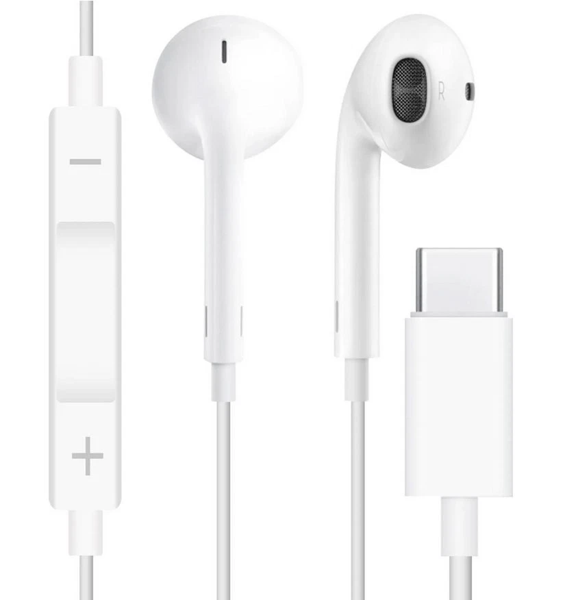 Apple Kopfhörer EarPods USB-C weiß In-Ear Headset mit Mikrofon