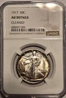 New Listing1917 Walking Liberty Half Dollar 50¢ Coin, NGC Certified AU Details/ Cleaned
