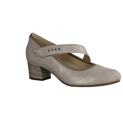 Gabor Comfort 66149-14 Pumps, Spangenpumps, Damen, Leder, Muschel (Beige) -