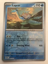 Pokémon TCG Obsidian Flames Lapras Reverse Holofoil 045/197 NM