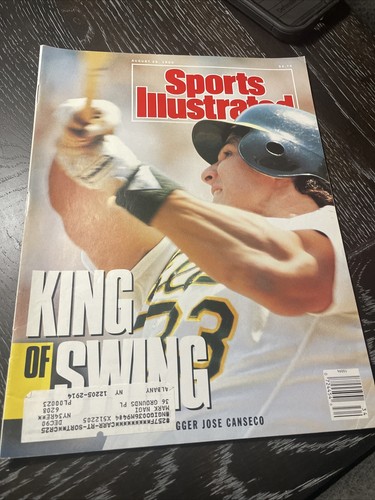 Sports Illustrated August 20, 1990 Jose Canseco Athletics MLB