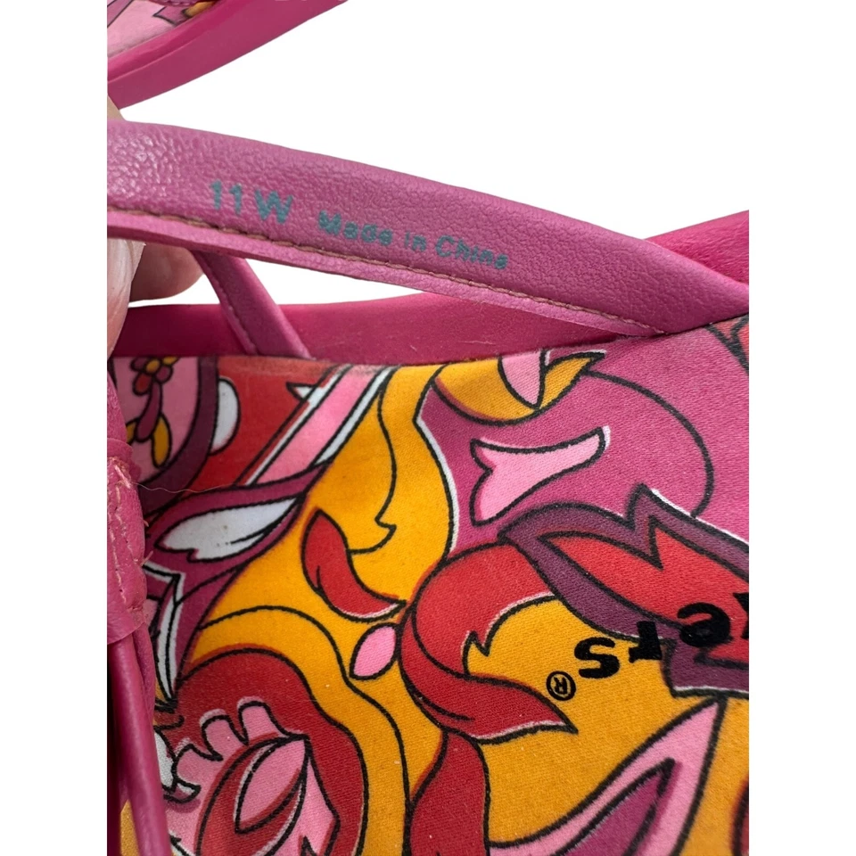 Sandalias Cloudwalkers Rosa Floral 11W Coqueta Chica Tirantes Clavo 8403 Foto 4 de 4