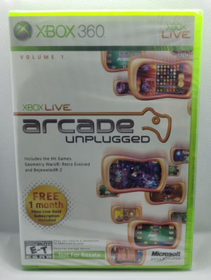 Live Arcade Volume 1 for XBOX 360 - Includes 1 Month XBOX Live