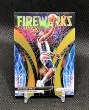 2021-22 Prizm Bradley Beal /10 “FIREWORKS” GOLD PRIZM SSP No. 9 🎆🎇🎆🎇