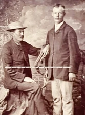 AUTHENTIC”  ~ Young Dodge City, Wyatt Earp & Doc Holliday Tintype.