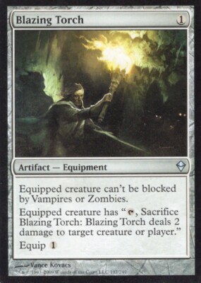 4X BLAZING TORCH 197/249 ZENDIKAR MTG MAGIC NM X4 (yourdeckbuilder)