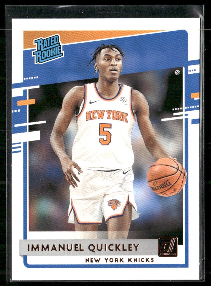 2020-21 Panini Donruss - Rated Rookies #213 Immanuel Quickley (RC)