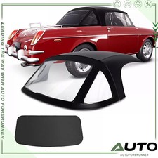 Convertible Soft Top For Mg Mgb 1971 1972-1980 Black W 3pcs Plastic Windows