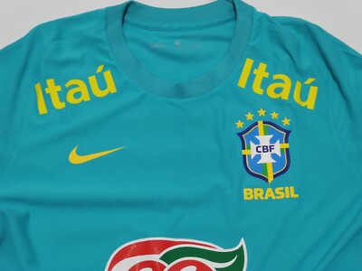 Nike Brazil ブラジル代表 トレーニングシャツ 青 Brazil. Nike.com