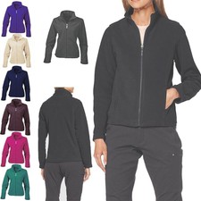 Ladies Full Zip Micro Fleece Women's Jacket Work Polyester Coat Top Jacket New