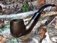 sehr feine "JEAN  CLAUDE"  Birnenholz Pfeife - Metallic olivfarben - NEU - 495