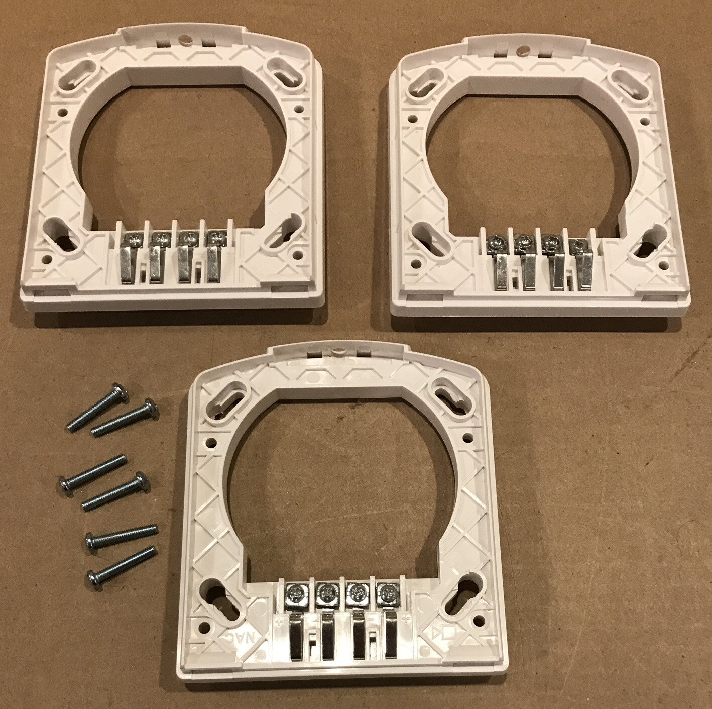 Lot of 3!! Simplex TrueAlert Wall Mount Backplates 49MP-SOWW White | eBay