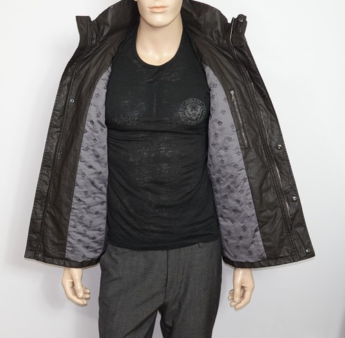 $1,098 NEW John Varvatos COLLECTION Jacket in Chocolate Size Small 100% Linen - Picture 14 of 18