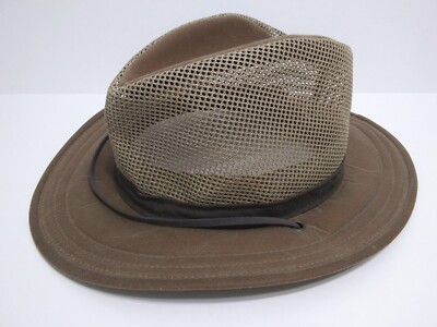 Orvis Leather Hat Western Fishing Fedora Aussie Style Vintage Orvis Men main image 3