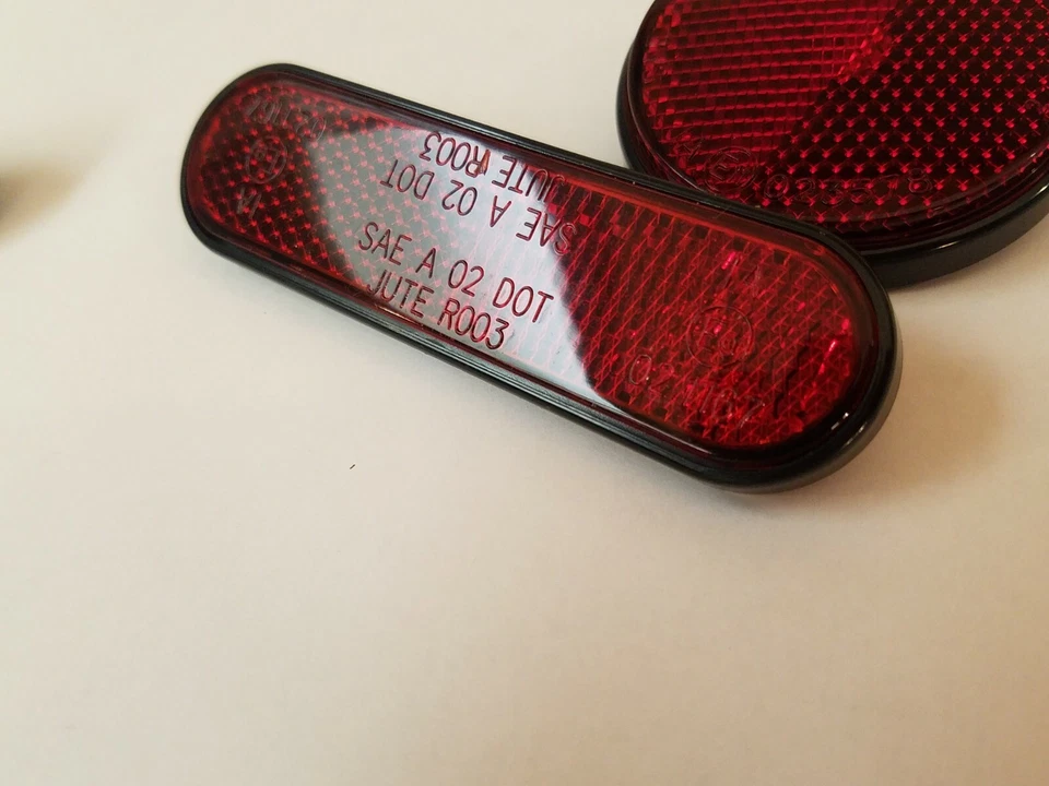 Juego reflector trasero Big Dog rojo DOT - K-9, picadora, mastín, bulldog, coyote Foto 2 de 4