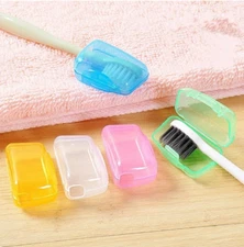 5pcs Transparent Toothbrush Head Covers - Travel Dustproof Protective Caps-NEW