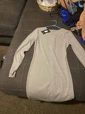 Fashion Nova Grey Mini Dress 