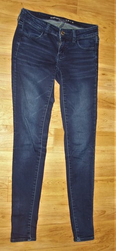Amer. Eagle Outfitters Leggings Sz 4 Long,Super Stretch X "Super Low" 4-pockets,