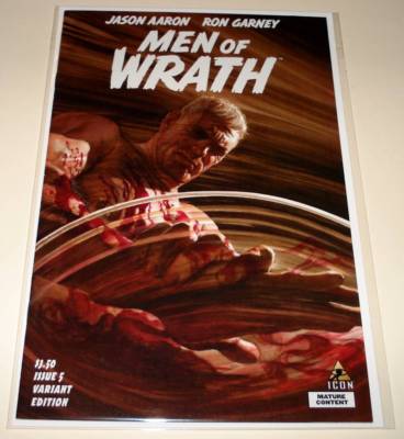MEN OF WRATH # 5 Marvel Icon Comic (Feb 2015)  VFN/NM  VARIANT COVER EDITION