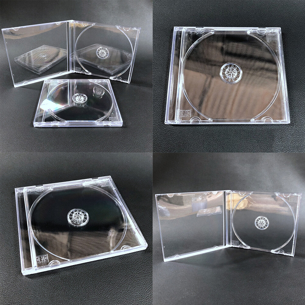 US 10 Pack Empty Game Case Box Single CD Jewel PS1 Dreamcast Replacement Case