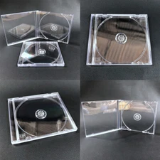 US 10 Pack Empty Game Case Box Single CD Jewel PS1 Dreamcast Replacement Case