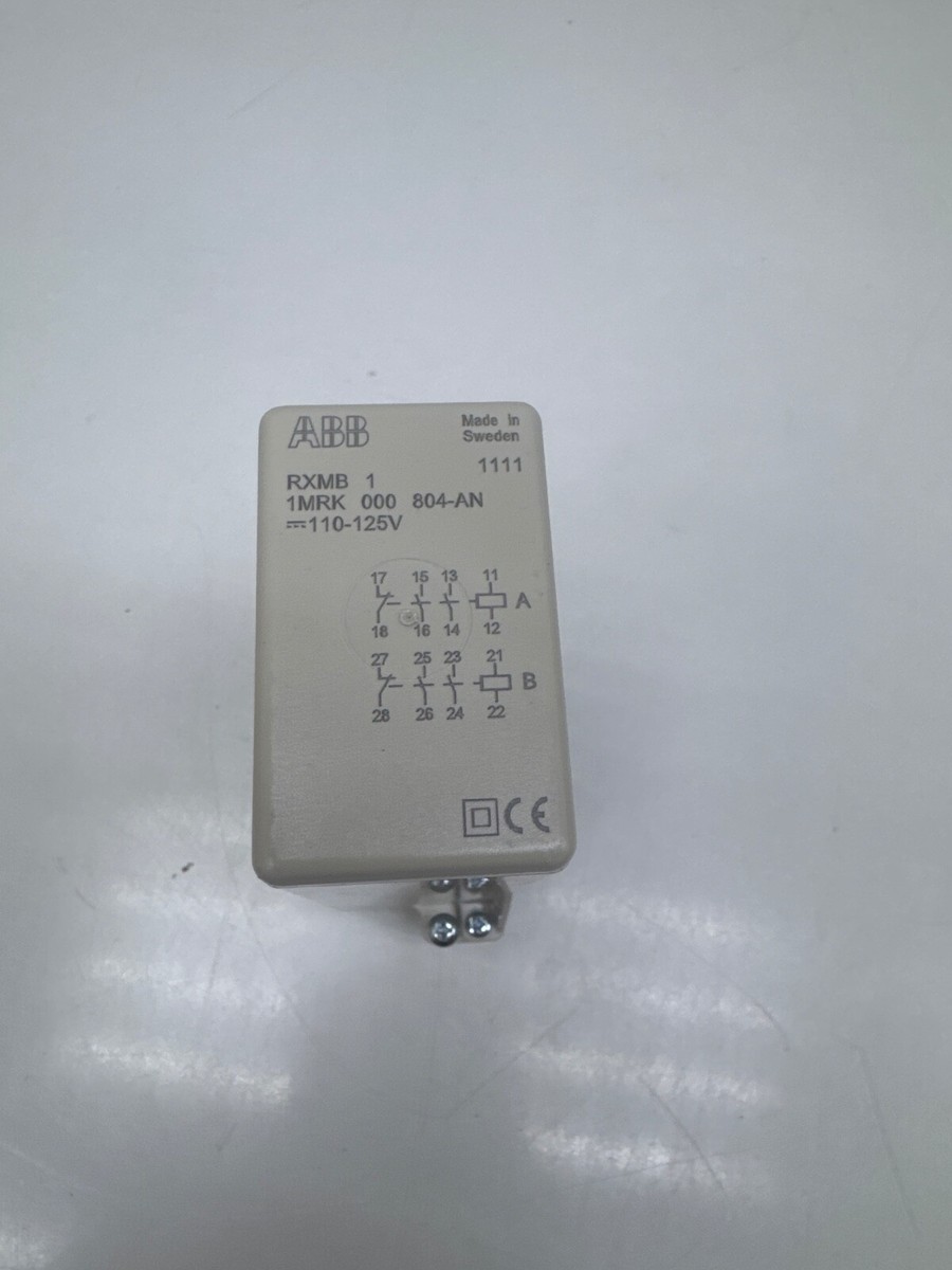 ABB RXMB1 1MRK 000 804-AN Time Delay Relay | eBay