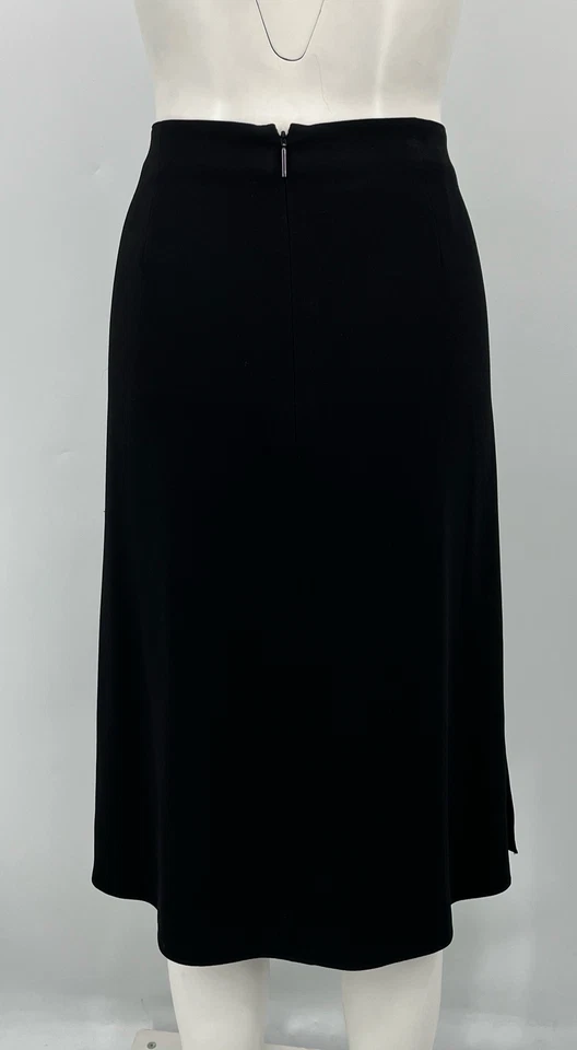 Falda midi línea A con apliques de borla negra Jason Wu talla 12 Foto 3 de 4