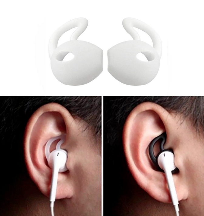 Clear Silicone Earpods Cover Ear hook for iPhone Apple Earphone