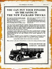 1915 Packard Motor Car Co. Trucks New Metal Sign: Detroit, Michigan