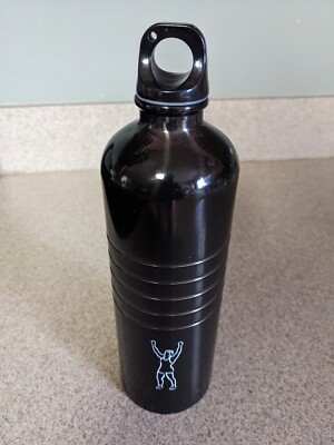 ''Go Earn It'' Wrestling Black Aluminum Water Bottle! Nice Wrestling Water Bottle!
