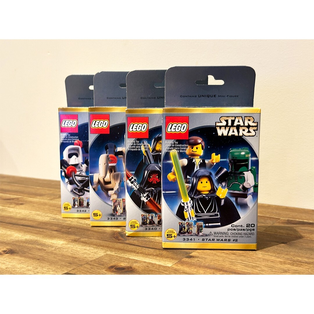 LEGO Star Wars Minifigure Pack Bundle - 3340 3341 3342 3343 