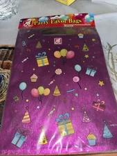 32CT Party Favor Bags, Goodies Bags, Party Supply 7 In X 10 In