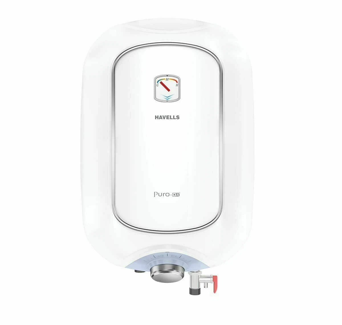 Havells Puro DX 15 Litre LED Indicate Vertical Storage Water Heater (White  Blue) | eBay