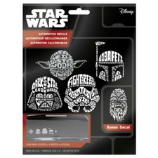 4" star wars assorted logo vinyl decal auto car sticker usa made