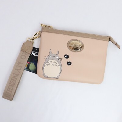 Studio Ghibli My Neighbor Totoro Wristlet Bag Purse Hey Let's Go Soot Sprites