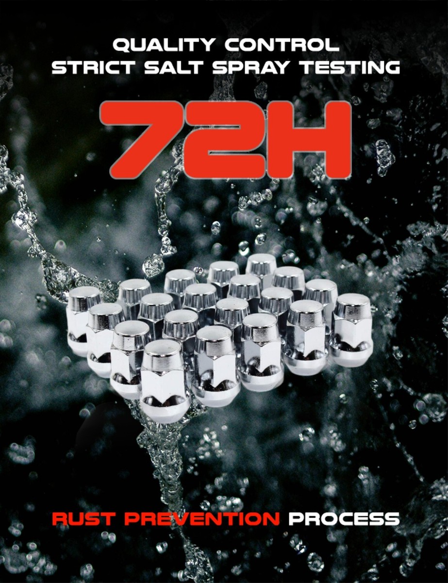 Veritek Performance 20pk Gloss Black Tuner Lug Nuts – 12x1.5 For Toyota Aftermarket Wheels-899106