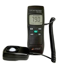 LATNEX Digital Lux LED Light Meter LM-50KL - Includes Calibration Certificate