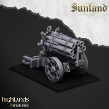 Sunland Volley Gun - Highlands Miniatures 28mm