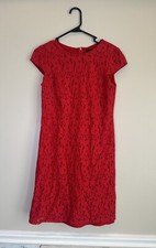 Tommy Hilfiger Dress Women’s Size 2 Xs Red Holiday 
