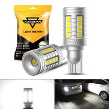 Auxbeam 921 912 Led Reverse Backup Light Bulb 2600lm 6500k Super Bright T15 Lamp