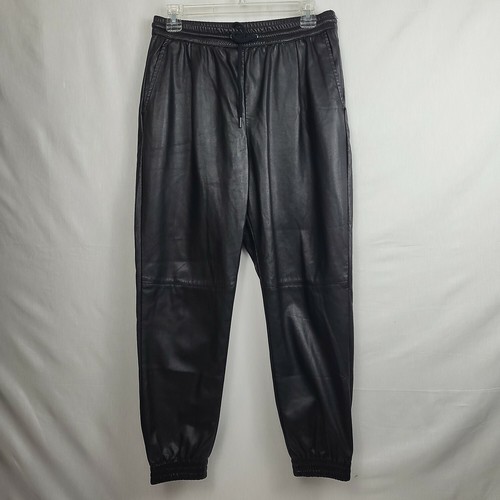 Zara Womens Black Faux Leather 