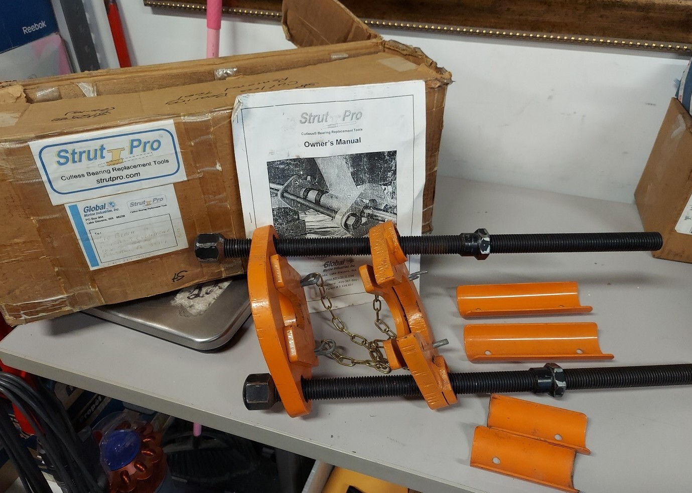 STRUT PRO CUTLESS BEARING REMOVAL TOOL MARINE BOAT INBOARD SHAFT eBay